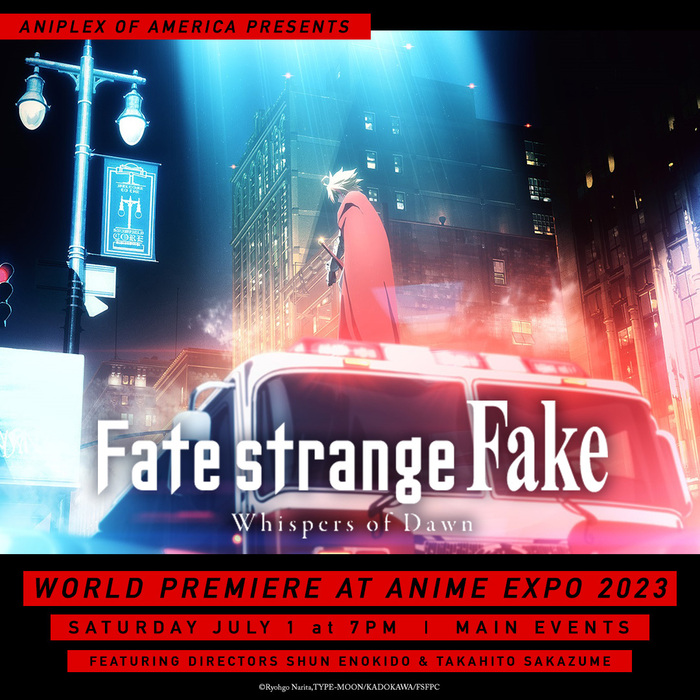 Fate/strange Fake whispers Of Dawn Fate/strange Fake -Whispers of Dawn- World Premiere at Anime Expo 2023